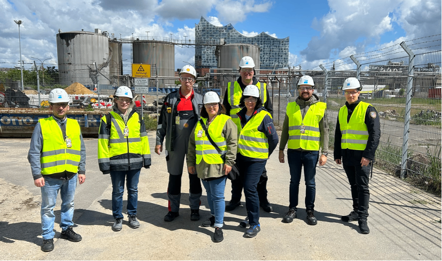 Werksbesuch bei unserem Kunden Shell Lubricants Hub Hamburg
