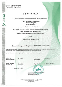 DIN EN ISO 3834-3:2021